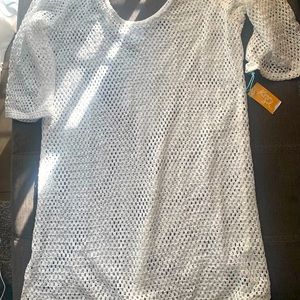 White cover up and black cover up-new with tags